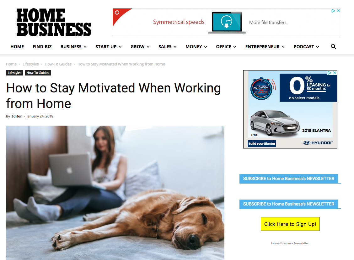 How to Stay Motivated When Working From Home